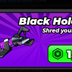 Roblox | Flag Wars - Black Hole Gun | 2149 Robux | Game: Other